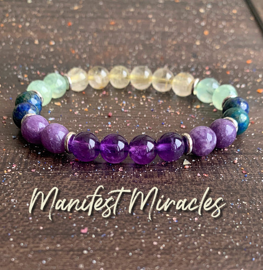 Manifest Miracles Wrist Mala //