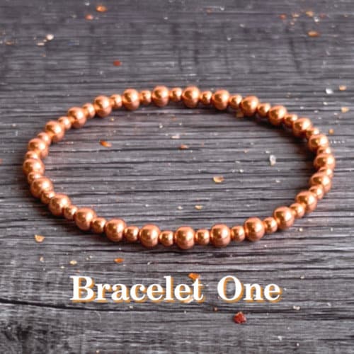 Genuine Natural Copper Wrist Mala // Stimulates Energy Flow - Alignment of our Emotional and Physical Selves