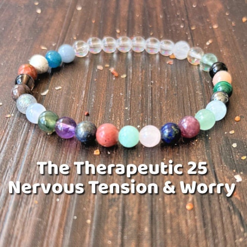 Therapeutic 25 Stress Relief  //  6mm Beads, Relaxation - Easing Stress in Our Lives - Serenity